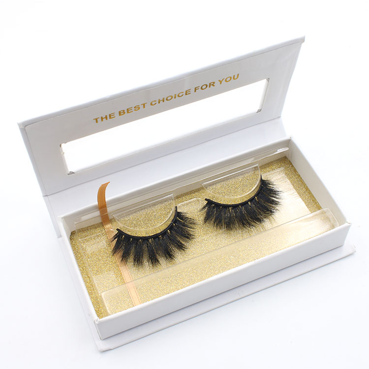 Manufacturer wholesale false eyelash packaging box with custom logo design